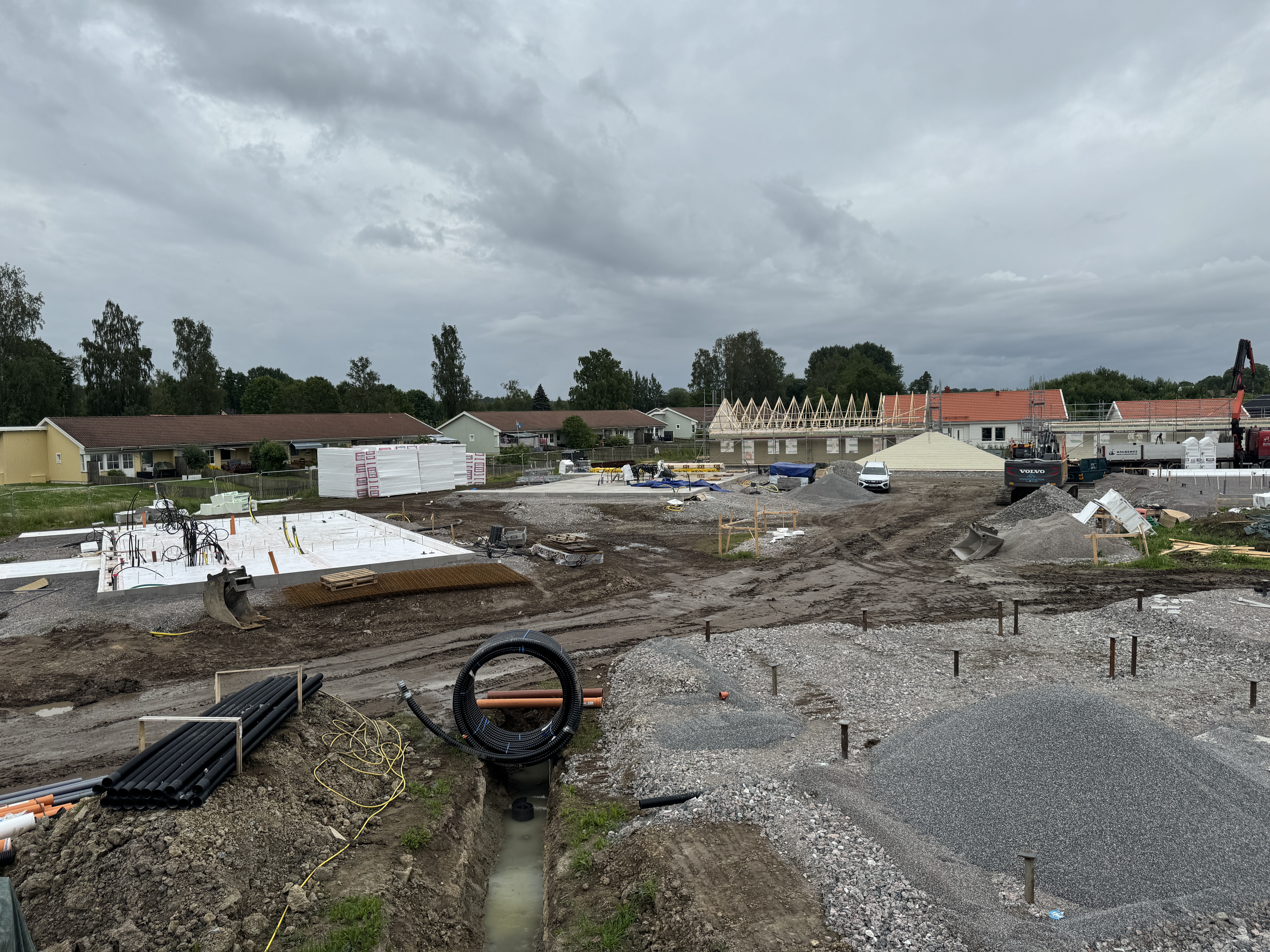 Bygget växer fram
